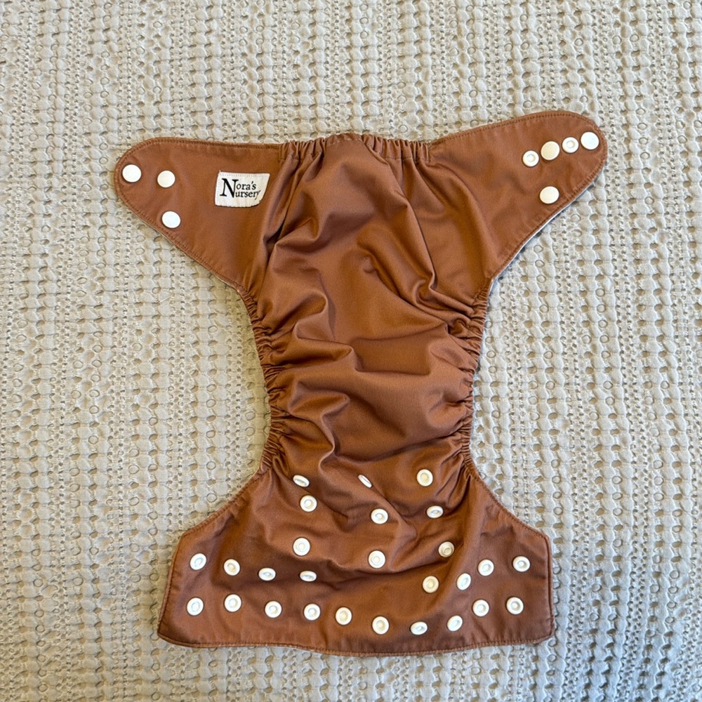 Nora’s nursery cloth diaper. EUC
